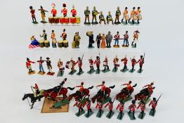 Heritage Models - Other - A collection of 50 plus painted metal figures including mounted soldiers,