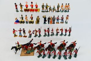 Heritage Models - Other - A collection of 50 plus painted metal figures including mounted soldiers,