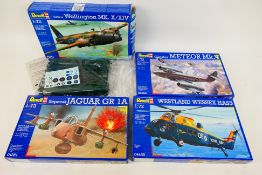 Revell - Four boxed 1:72 scale military aircraft plastic model kits from Revell.