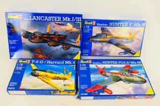 Revell - Four boxed 1:72 scale plastic military aircraft model kits from Revell.