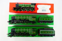Hornby - 3 x OO gauge LNER locomotives, a Class A3 4-6-2 named Papyrus number 2750,