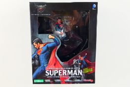 Kotobukiya - A boxed Superman ARTFX+ statue in 1/10 scale from the Batman v Superman: Dawn Of
