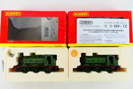 Hornby - 2 x boxed OO gauge 0-6-0-ST Class J13 locomotives in GNR livery,
