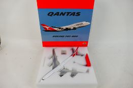 Inflight - A boxed Boeing 747-400 in Qantas livery in 1:200 scale # QANTAS747FAREWELL.