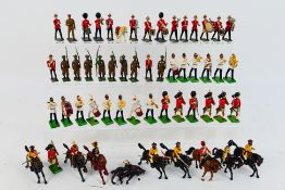 Britains - Glory Past - Other - A collection of 50 plus painted metal figures including mounted