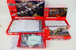 Airfix - Three boxed 1:72 scale plastic military aircraft model kits from Airfix.