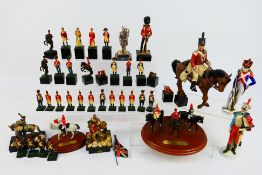 Britains - Royal Hampshire - Other - A collection of soldier models including Her Majesty The Queen