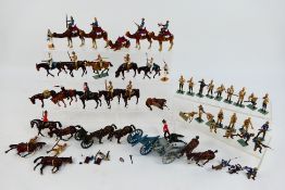 Heritage Models - Other - A collection of approximately 50 painted metal figures including soldiers