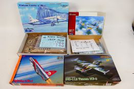Valom - Dragon - Special Hobby - Sword Models - Four boxed 1:72 scale plastic military aircraft