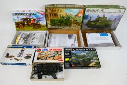 IBG Models - Academy - Italeri - Others - Six boxed plastic military vehicle and accessory model