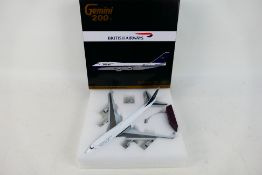 Gemini Jets - A boxed Boeing 747-400 in British Airways BOAC livery in 1:200 scale # G2BAW834.