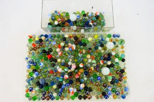 Marbles - A large quantity of vintage marbles.