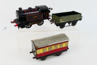 Hornby - An unboxed Hornby O gauge Type 40 clockwork 0-4-0 steam locomotive Op.No.