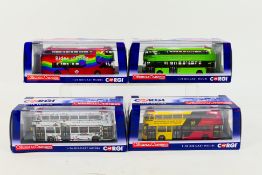 Corgi - 4 x limited edition Wrightbus New Routemaster models in 1:76 scale including Stagecoach