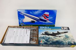 Italeri - Marks & Spencer (Revell) - Two boxed plastic aircraft model kits.