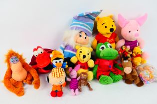 Plush Toys - Winnie the Pooh - Piglet - Sebastien - King Louis - Lahti.