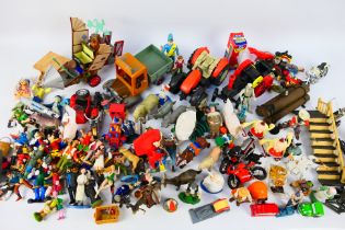 Corgi - Carlton - Playmates - ELC - Other - A large unboxed collection of plastic figures,
