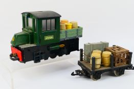 Hartland Locomotive Works (HLW) - An unboxed G gauge 0-4-0 shunter locomotive 'Jess' in green