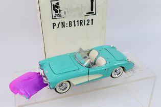 Franklin Mint - Precision Models. A boxed 1956 Chevrolet Corvette appearing in Excellent condition.