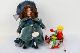 Leonardo - Educa Lux - A Leonardo porcelain doll named Jessica approximately 40 cm tall and a