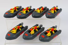 Britains - Seven unboxed Britains RNLI Rescue Craft Floating Models.
