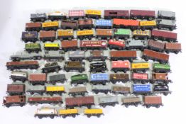 Hornby Dublo, Peco, Wrenn - 68 x OO Gauge model railway rolling stock - Lot to includes wagons,