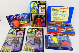 Kenner, Matchbox, Mattel - 6 x boxed/carded items to include die-cast vehicles,