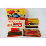 Mettoy - Hornby - Three boxed vintage toys.