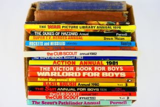 Hamlyn - Purnell - Ward Lock - A collection of vintage books and annuals including Action Man 1979,