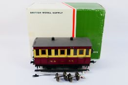 British Model Supply (Accucraft) - A boxed British Model Supply R19-11 G scale (gauge 1) Isle of