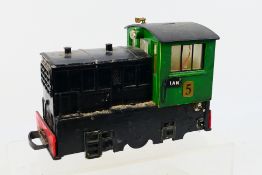 Hartland Locomotive Works (HLW) - An unboxed G gauge 0-4-0 electric shunter locomotive Op.No.