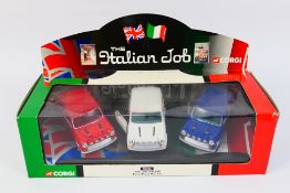Corgi - A boxed #05506 'The Italian Job' Three Piece die-cast model set - Set appears in very good
