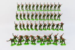 Britains Super Deetail - An unboxed collection of 53 Britains Super Deetail Paratrooper figures.