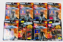Playmates - Star Trek - Voyager - 8 x carded/boxed Star Trek Voyager figures - Lot includes a #6456