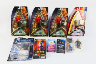 Playmates, Art Asylum - Star Trek - 10 x boxed/carded Star Trek figures.