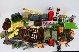 Lehmann LGB - Playmobil - Others - A quantity of mainly trackside accessories suitable for G gauge
