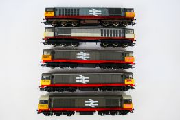 Hornby - 5 x unboxed OO gauge Class 58 locomotives, two have been over painted.