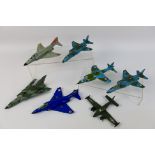 Dinky - 7 x military airplanes, 2 x S.E.P.E.C.A.