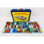 Matchbox - A 48 x car carry case with 4 x trays and 48 x vehicles including Ford Mustang # 8,