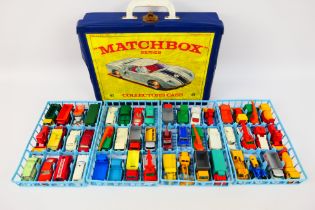 Matchbox - A 48 x car carry case with 4 x trays and 48 x vehicles including Ford Mustang # 8,