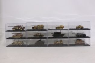 Atlas - 12 x boxed Atlas Military vehicles - Lot includes a 15cm Panzerwerfer 42 France 1944.