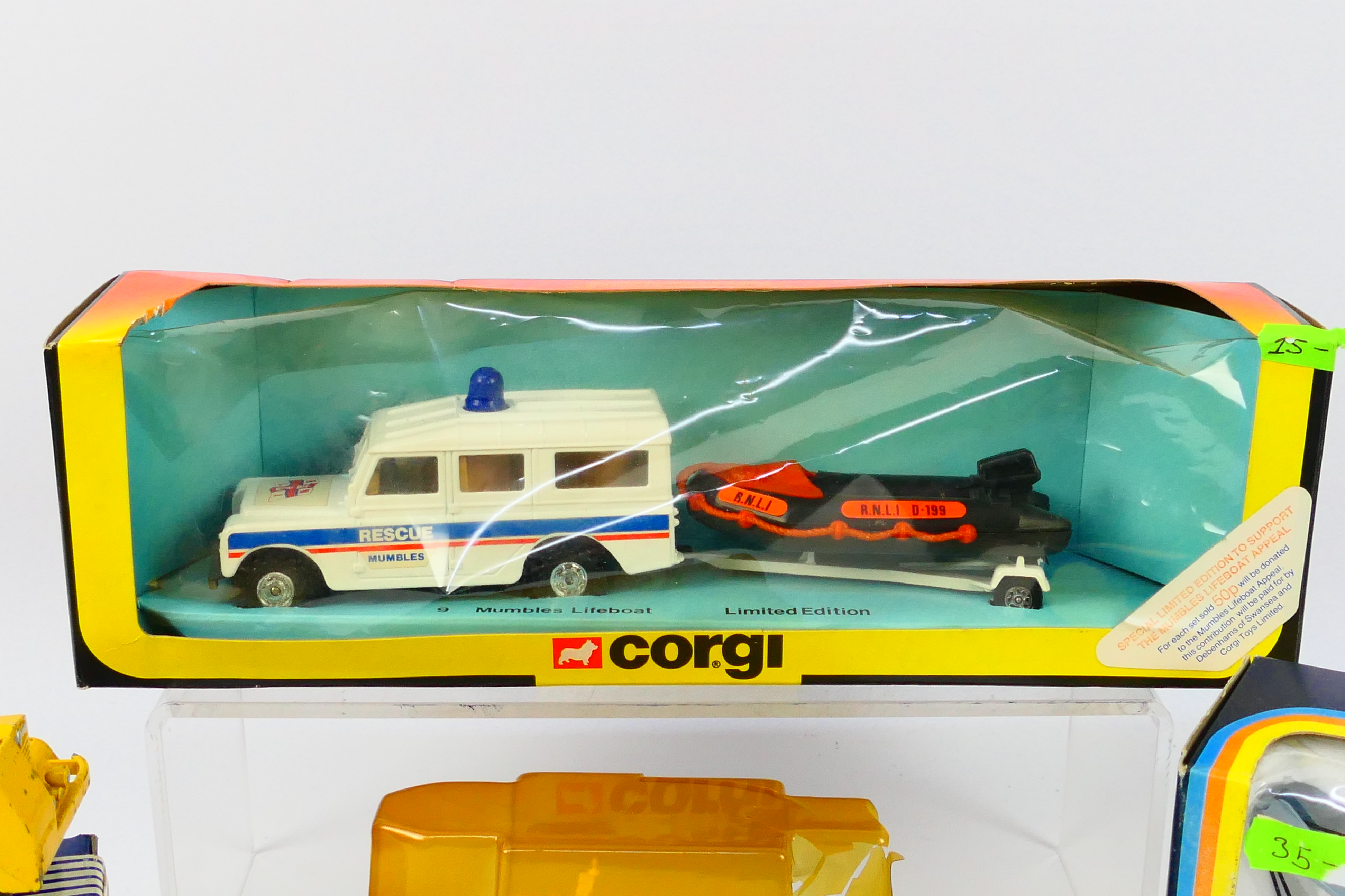 Corgi - Dinky - 4 x boxed models, a limited edition Land Rover with Mumbles Lifeboat # 9, - Image 3 of 6