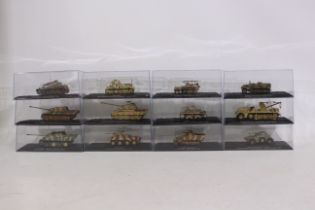 Atlas - 12 x boxed Atlas Military vehicles - Lot includes an Sd.Kfz. 251/9 Ausf.