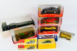 Matchbox - Majorette - Old Cars - Vanguards - 8 x boxed models including Porsche 944 in 1:24 scale,