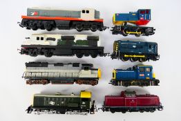 Fleischmann - Lima - Bachmann - Hornby - 8 x unboxed OO and HO gauge locomotives including Class 09