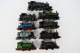 Hornby - Airfix - Jouef - Lima - 9 x unboxed OO gauge tank engines including a Great Western