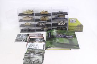 Atlas, DeAgostini - 12 x boxed die-cast model military vehicles,