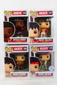 Funko Pop - A boxed collection of four Funko Pop 'Rocky 45th Anniversary vinyl figures consisting