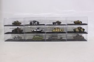 Atlas - 12 x boxed Atlas Military vehicles - Lot includes a KV-1E USSR 1941. A Pz.Kpfw. 3 Ausf. N.