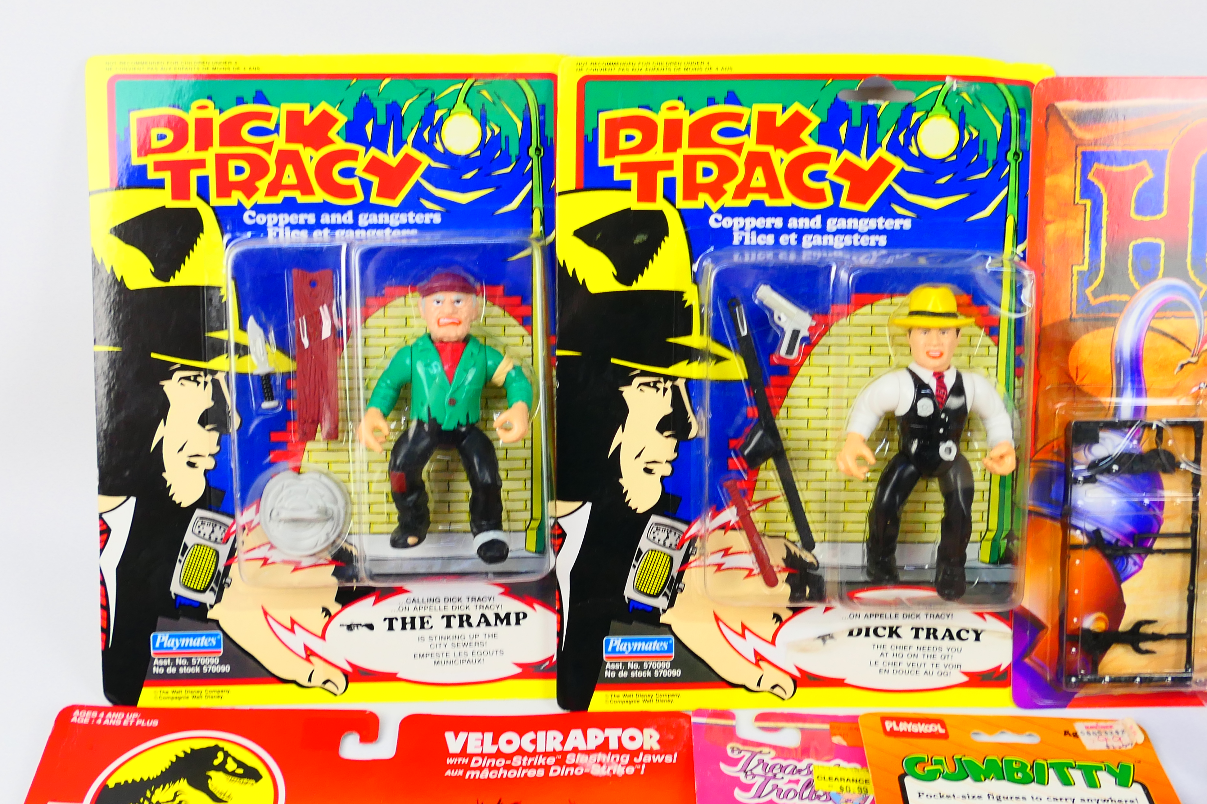 Tonka - Playmates - Mattel - Ace - A group of carded and loose action figures including Dick Tracy, - Image 2 of 6